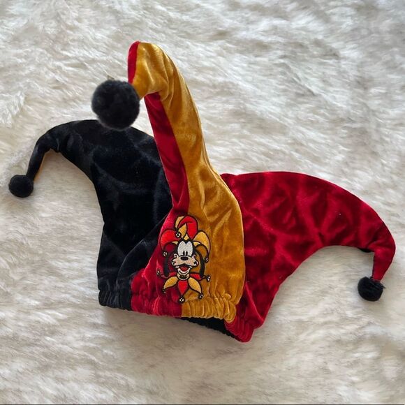 Disney Parks Vintage Goofy’s Hat Co. Goofy Jester Hat - Picture 1 of 5